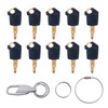 5P8500 Cat Key Heavy Equipment Keys Set with Keychain Compatible
