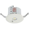 Panasonic (パナソニック) LED Emergency Lighting Fixture, Embedded 3.9 inch Diameter