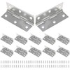 Piutouyar 12 Pack Butt Hinge 2.5 Inch Mini Hinges 304