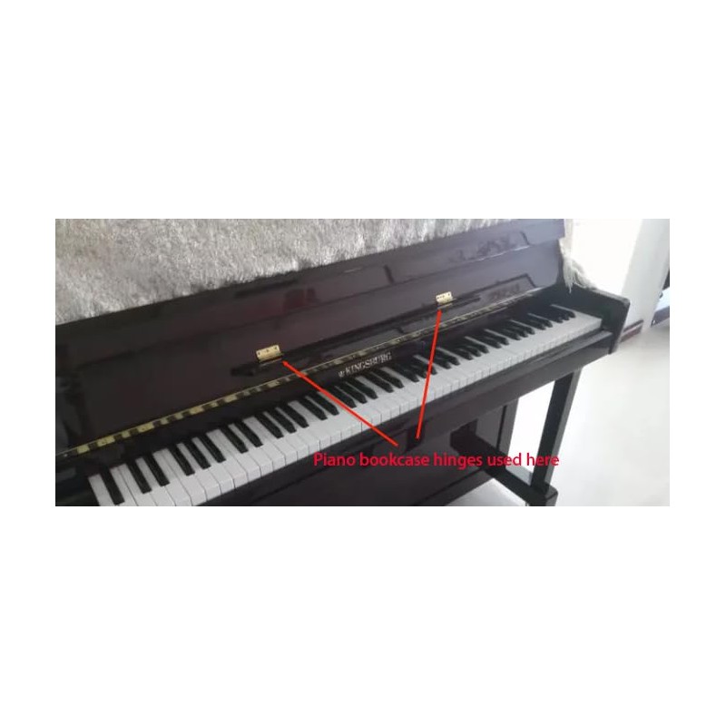 XUYIYUE Piano Music Table Hinge Brass Hinge Straight Edge Upright