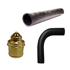 Reliable Aftermarket Parts Our Name Says It All, New Radiator Hoses and 160 Degree Thermostat Kit Fits Ford Holland Tractor Models