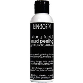 BINGOSPA Strong Facial Mud Peeling with Glycolic Acid, Lactic Acid, AHA Fruit Acid 120 ml