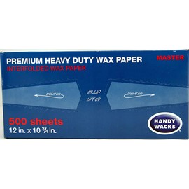Wax Paper Premium Heavy Duty Handy Wacks 12" X 10 3/4" 1 Box of 500