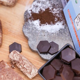 HEBEL & CO | 3 Pack Fudgy Dark Chocolate Sea Salt Halva | Certified USDA Organic, Gluten Free, Kosher & Vegan, 8 oz Each