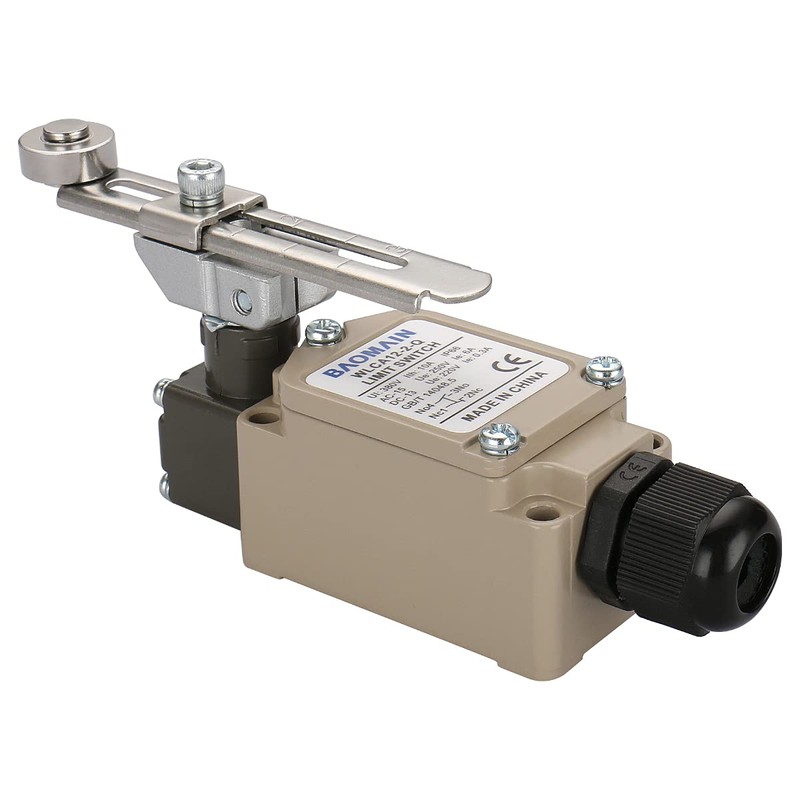 Baomain Adjustable Rotary Roller Lever Limit Switch WLCA12-2-Q Momentary 380V