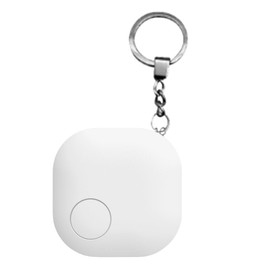 Air Tag Compatible, Anti-lost Tag, Android Compatible, Android Smart Tag, Apple Search Compatible, Replacement Battery Included, MFI Certified Product, Find My Tag, Anti-Forget, GPS Tag, AirTag Compatible, Smart Tracker, Wallet, Ultra Lightweight, Tracking Tag, iOS Technical Standards Certified, Ultra Long Life, For Children/Elder/Pets, Key/Vehicle Tracking, Key Holder (White, 1 Piece)
