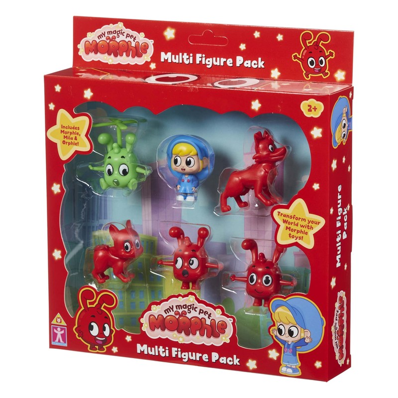 Morphle Multi Figure Pack, preschool scaled figures, imaginative play, moonbug,