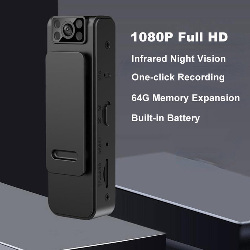 Mini Camera 1080P Pocket Video Camera Portable Recorder Camera 64GB