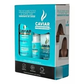 Caviar Professional Tratamiento Capilar Hidratante De Caviar 3pzas