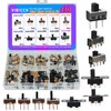 120PCS 10Values SPDT Micro Mini Slide Switch Kit 1p2t Toggle
