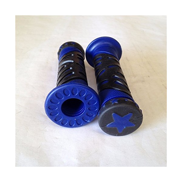 XKMT-Star Gel Style Grip BLUE ATV QUAD Compatible With KAWASAKI