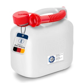 hnersdorff hnersdorff Kraftstoff-Kanister 811500 STANDARD 5l fr Benzin, Diesel und andere Gefahrgter, UN-Zulassung, made in Germany, TV-geprfter Produktion, wei?