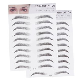 FOMIYES Create Brows in Seconds Easy-to-use Artificial Eyebrow Stickers Fibrosis Tool