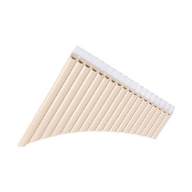 18 Pipes Pan Flute C Key Panpipes Pan Pipes with Mouthpiece Wind Instrument for Students Beginners with Carrying Bag QIUNI