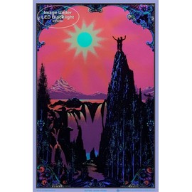 Garden of Eden Blacklight Poster - Flocked - 23" x 35"