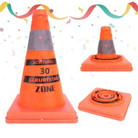 Gift 30th Birthday Man, Safety Cone, Birthday Gift for Men 30, 30 Gifts, Decorative Party Accessories, for Boy, Dad, Husband (30th Birthday)