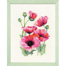 RIOLIS Cross Stitch Kit - 1775 - Pink Poppies