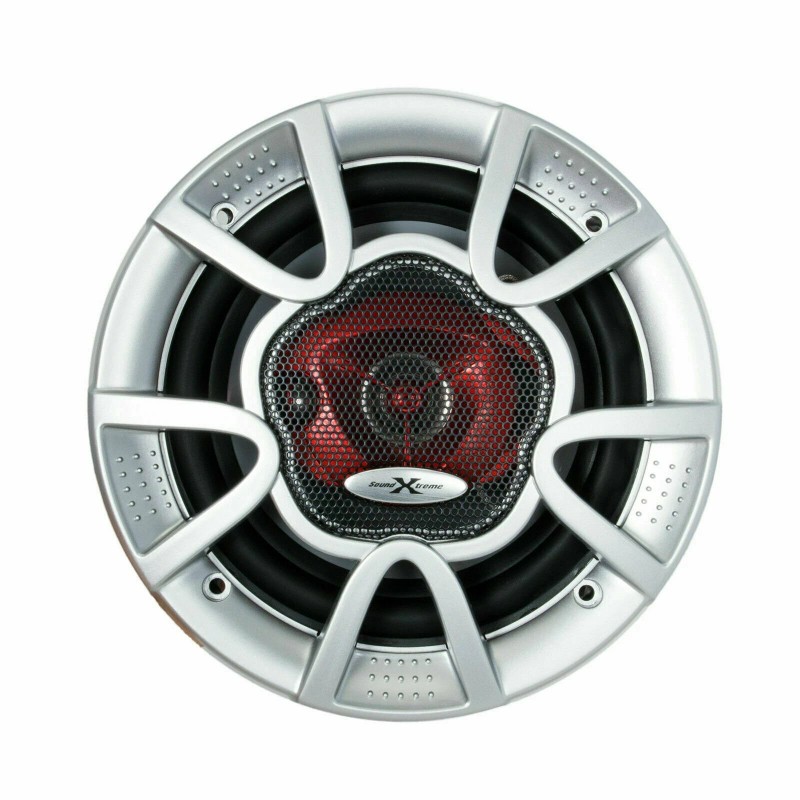 SOUNDXTREME 4x Soundxtreme 6" 3-Way 1400 Watts Coaxial Car Audio