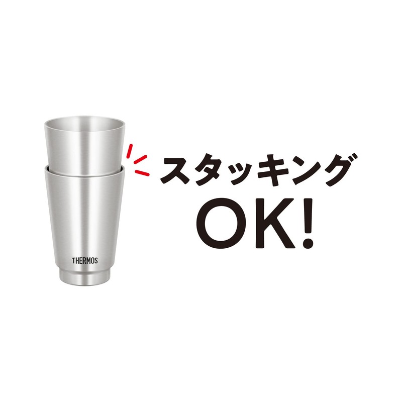 Thermos Vacuum Insulated Tumbler, 13.5 fl oz (400 ml), Powder