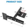 Sidasu 2 Pack Headboard Brackets for Metal Adjustable Bed,Universal Adjustable
