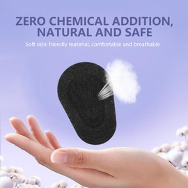 60pcs Sterile Non-Woven Eye Pads Patches, Black Eye Patches for Adults, Latex Free Disposable Eye Patch Adhesive Bandages for Amblyopia (3.3 x 2.3 Inch) (60)