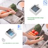 Tomorotec Roll Up Dish Drying Rack Over The Sink Grey
