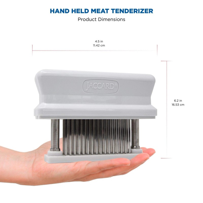 Jaccard 200348, 48 Blade Durable Meat Tenderizer With Stainless Steel