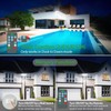 iMaihom 100W Dusk to Dawn Outdoor Lighting with Remote Control,