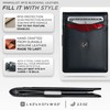 Suavell Slim Wallets for Men. Minimalist Bifold Wallet With Money