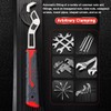 Multifunctional Wrench 40CR Chromium Vanadium Steel Self-Adjusting Wrench Quick Opening