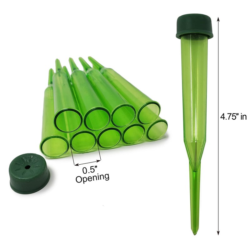 Floral Water Picks 4.75" by LifeStyle Channel, 30 Pack Green