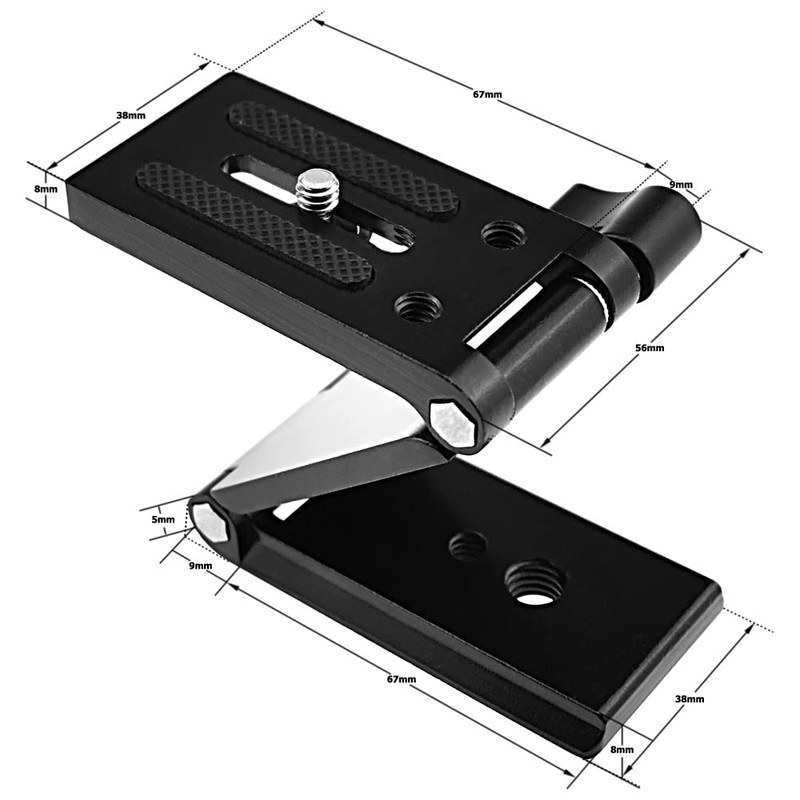 NOTRICKT TH-001 Flex Tilt Head Z Head Aluminum Alloy for