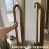 IJDD Bathroom Safety 40 Inch Grab Bar with Anti-Slip Knurled