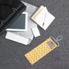 ANKROYU 6Color Lipstick Holder Keychain, Wave Pattern Lip Balm Chapstick