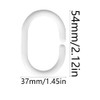 Shower Curtain Rings, 12 Pieces Plastic Shower Curtain Hooks, Rings
