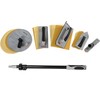 ROLLINGDOG Wall Sanding Kit - 6pcs Oxide Mesh Sandpaper(2pcs Each