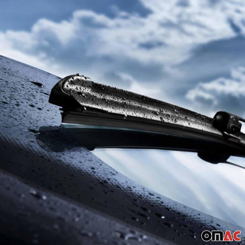 OMAC Front & Rear Windshield Wiper Blades Set for GMC