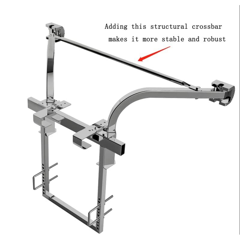 Ladder Stabilizer,Extended Ladder Stabilizer Accessory for Roof Gutter＆Wall,Ladder Stand-Off Heavy