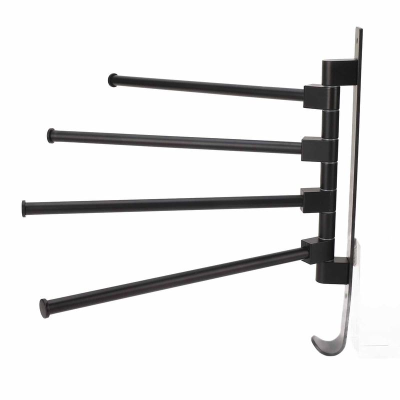 RV Clothes Drying Rack Aluminum Multifunctional Drilling Free Wind Proof