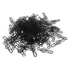 100 Pcs Note Paper Clip Black Creative Cute Music Wire