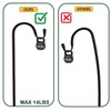 TIEBOLA Shepherd Hooks 2 Pack - 48 Inches High 1/2