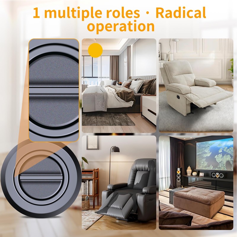 WDZP 2 Button 5 Pin Plug Recliner Chair Switch for