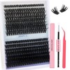 Cluster Lashes D Curl Fluffy Individual Eyelashes Lash Extension Kit
