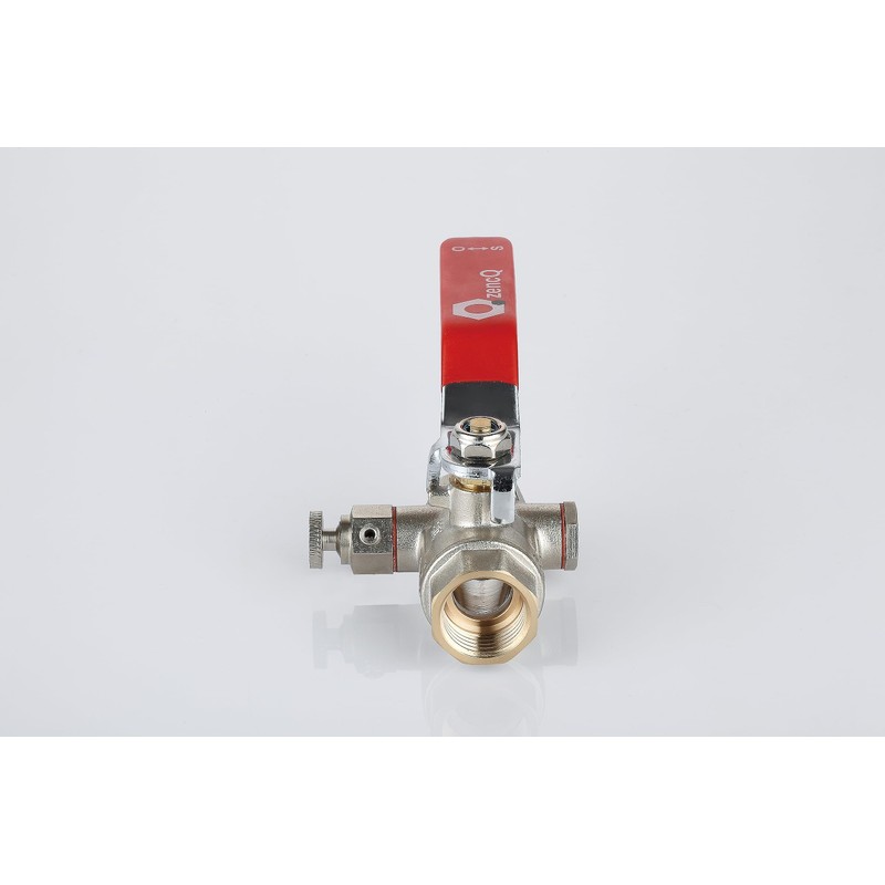 zencQ Ball Valve with Drain 1/2 Inch FF