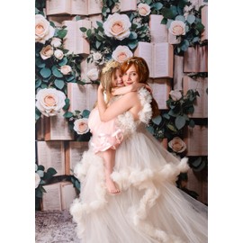 Kate 2.2x1.5m Background Book Photography Background Flower Background Paper Customizable Background