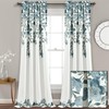 Lush Decor Tanisha Curtains - Light Filtering Window Panel Set,