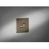 Knightsbridge 10AX 2G 2-Way Switch - Antique Brass