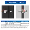 XFORT Tubular Latch, Satin Chrome, Tubular Door Latch For Internal