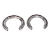 4pcs Horseshoes Aluminum Alloy Light Weight Reliable Practical Horse Riding