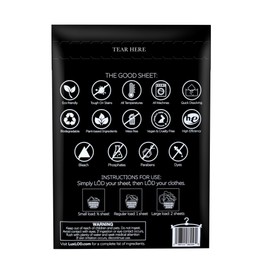 LŌD Laundry Detergent Sheets, 30 Sheets, Powerful, Plant-Based, Easy, Mess Free (Lux Linen)